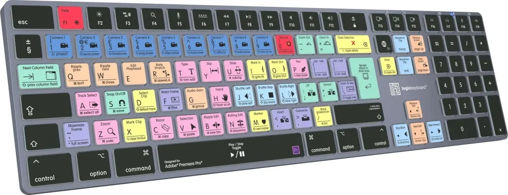 Tastierë LogicKeyboard LKB-PPROCC-TM-UK, full-size, Bluetooth, QWERTY, gri titanium - 4