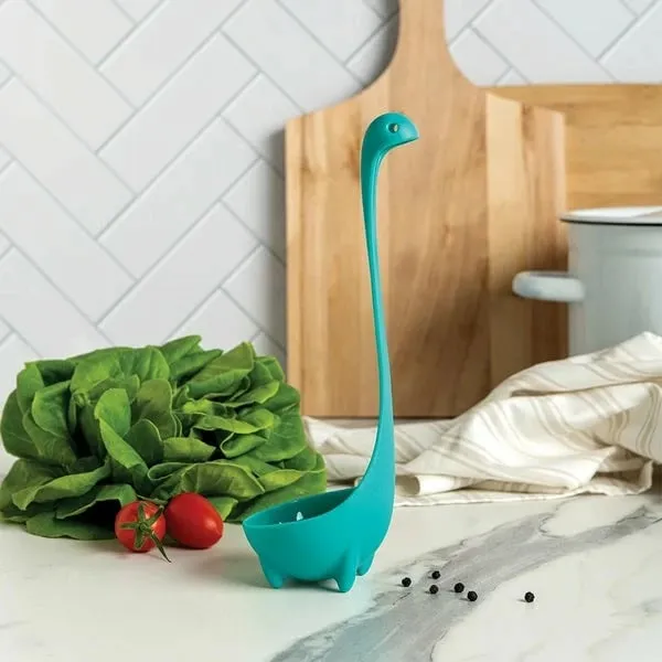 Lugë supë OTOTO Nessie, plastikë, turquoise - 1