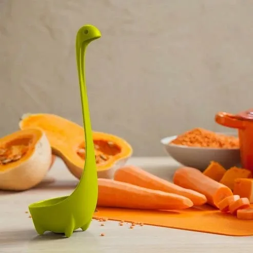 Lugë supë OTOTO Nessie, plastikë, jeshile - 1