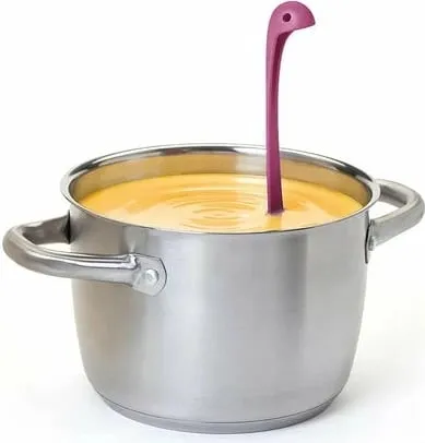 Lugë supë OTOTO Nessie, plastikë, jeshile - 2