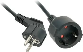 Kabllo zgjatues LINDY Schuko 3m, e zezë