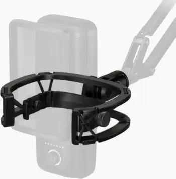 Mbajtëse kundër dridhjeve Elgato Shock Mount për Wave Series, e zezë