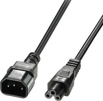 Kabllo rryme LINDY IEC C14 në C5, 3m, e zezë