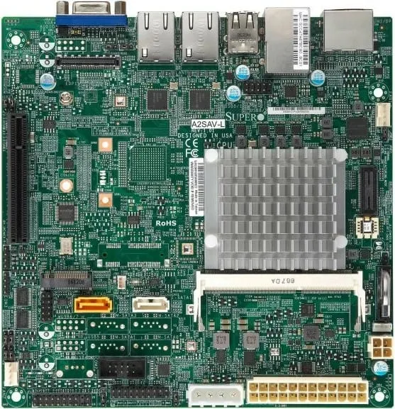 Pllakë amë Super Micro A2SAV-L, mini-ITX, Atom x5-E3940, 1.6 GHz - 1