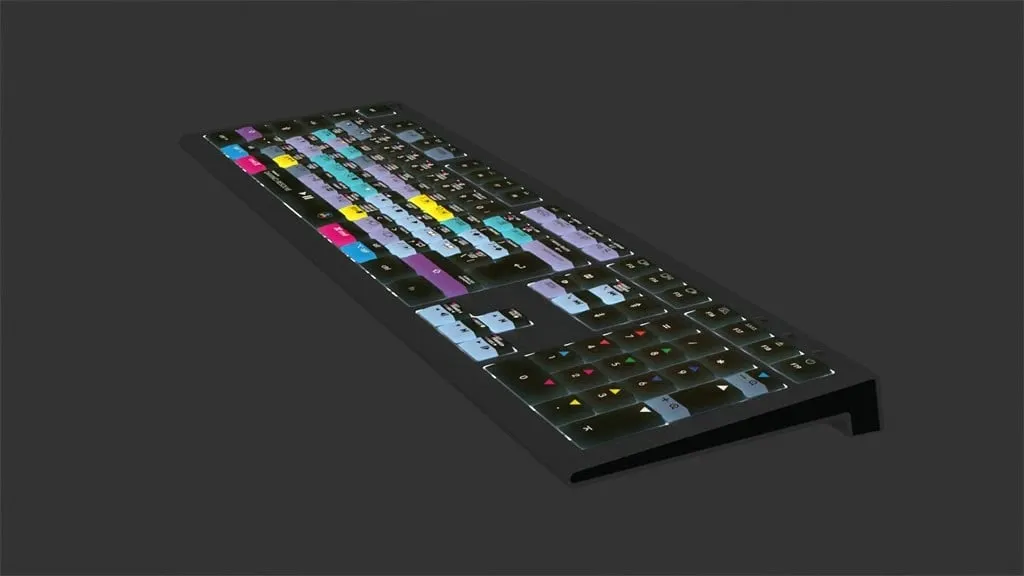 Tastierë LogicKeyboard Astra 2 Davinci Resolve UK Mac - 3