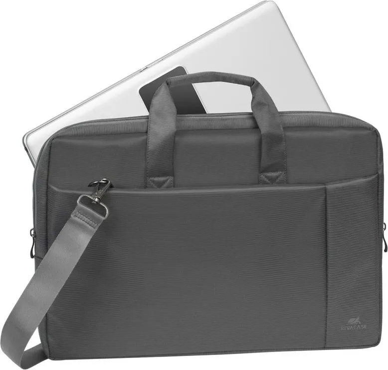 Mbështjellës laptop RIVACASE Central 17.0" gri - 2