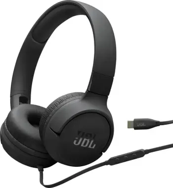 Kufje JBL Tune 520C me kabllo, USB-C, e zezë