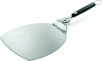 Spatulë pica Weber 6691, çelik inox, dorezë e zezë