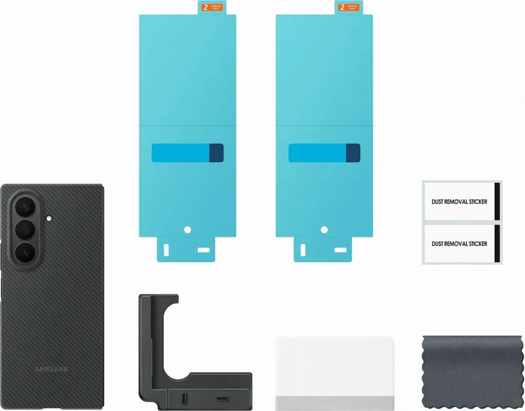 Mbrojtëse për celular Samsung Galaxy Z Fold 7, karbon - 5