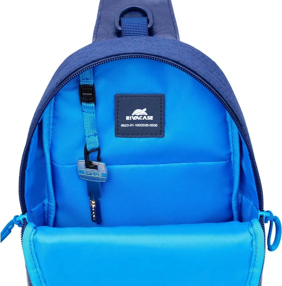 Çantë krahu RIVACASE Dijon 10.1", blu - 7