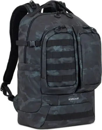 Çantë shpine RIVACASE Sherwood 7661, 32L, për laptop 17.3 inç, gri camo