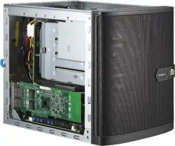 Kasë serveri Super Micro Micro Tower X13SCL-IF CSE-721TQ-350B2, barebone, e zezë