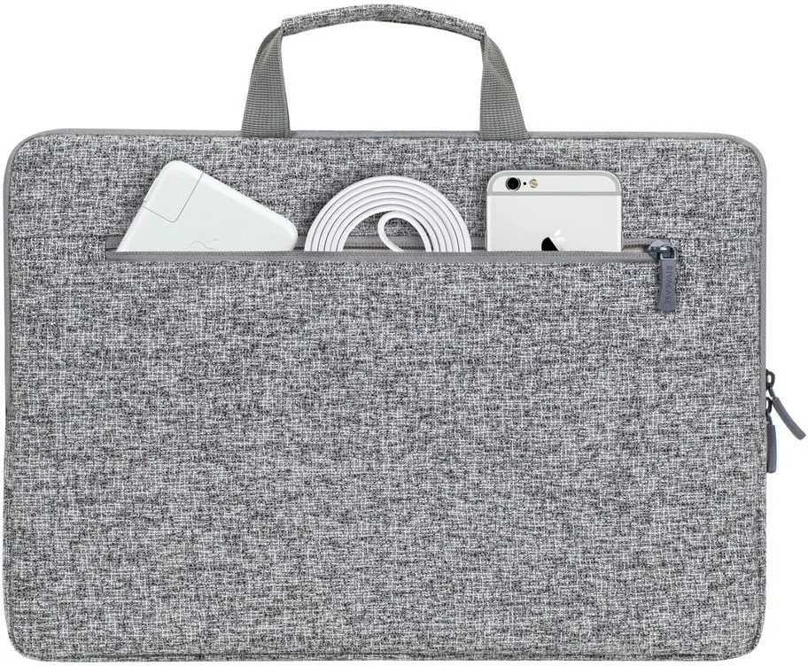 Çantë laptopi RivaCase Anvik 7915, 15.6", material rezistent ndaj ujit, gri - 6