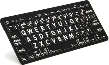 Tastierë wireless LogicKeyboard XL-Print DE Mac/BT, mini, e zezë