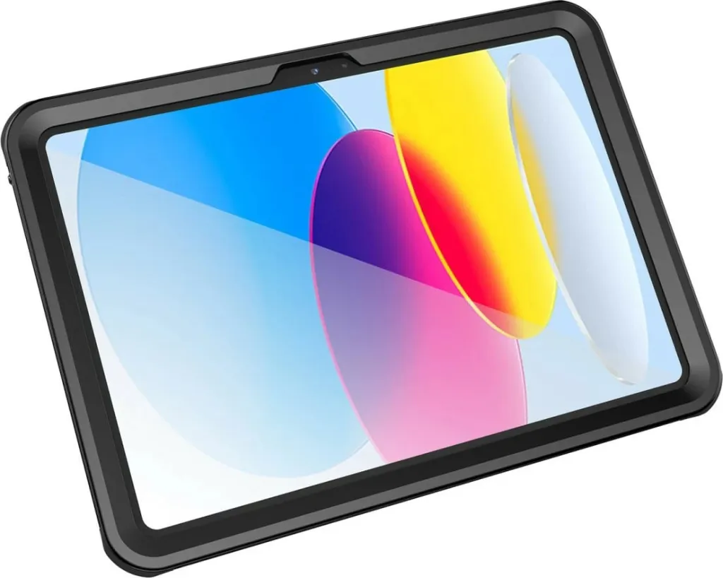 Mbështjellës Stark 4smarts, Apple iPad 10, i zi, transparent - 1