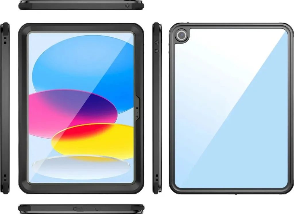 Mbështjellës Stark 4smarts, Apple iPad 10, i zi, transparent - 3