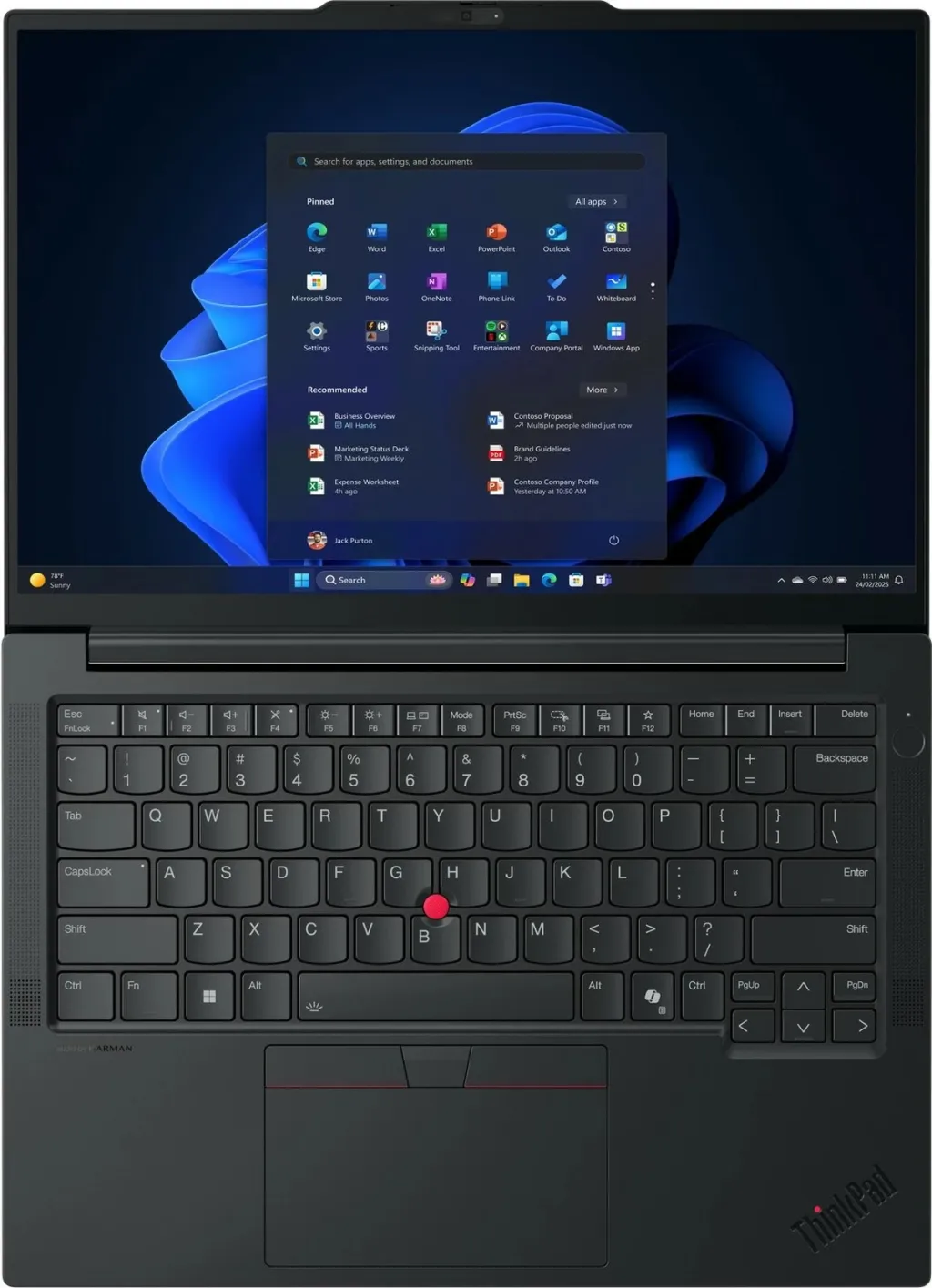 Kompjuter Lenovo ThinkPad E14 G7, Ultra5 228V, 32GB RAM, 1TB SSD, 14 inç, e zezë - 12