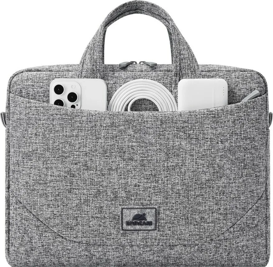 Mbështjellës laptop RIVACASE Anvik 7921, 14 inch, gri e çelët - 14