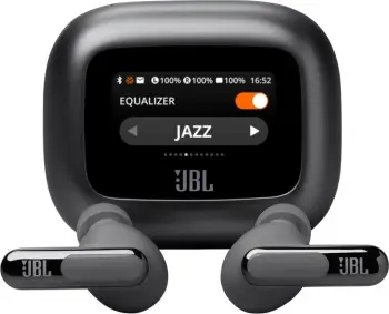 Kufje JBL Live Beam 3, wireless, Bluetooth 5.2, me kuti karikimi, e zezë