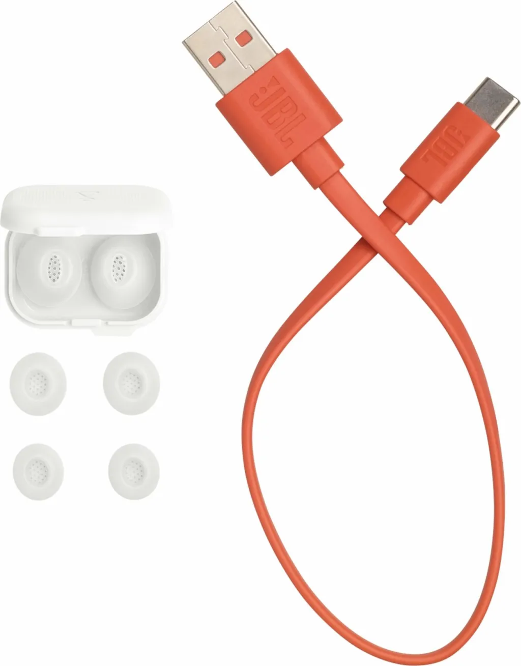 Kufje JBL Tune Flex 2, Bluetooth, in-ear, të bardha - 12
