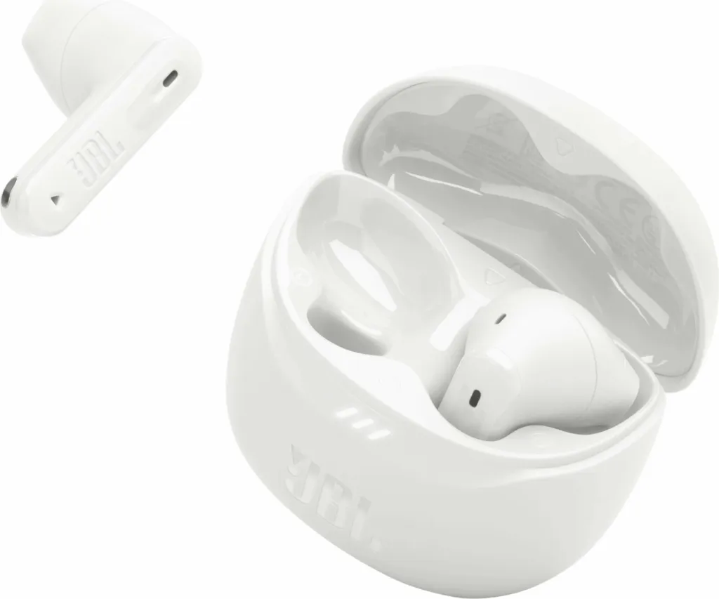 Kufje JBL Tune Flex 2, Bluetooth, in-ear, të bardha - 4