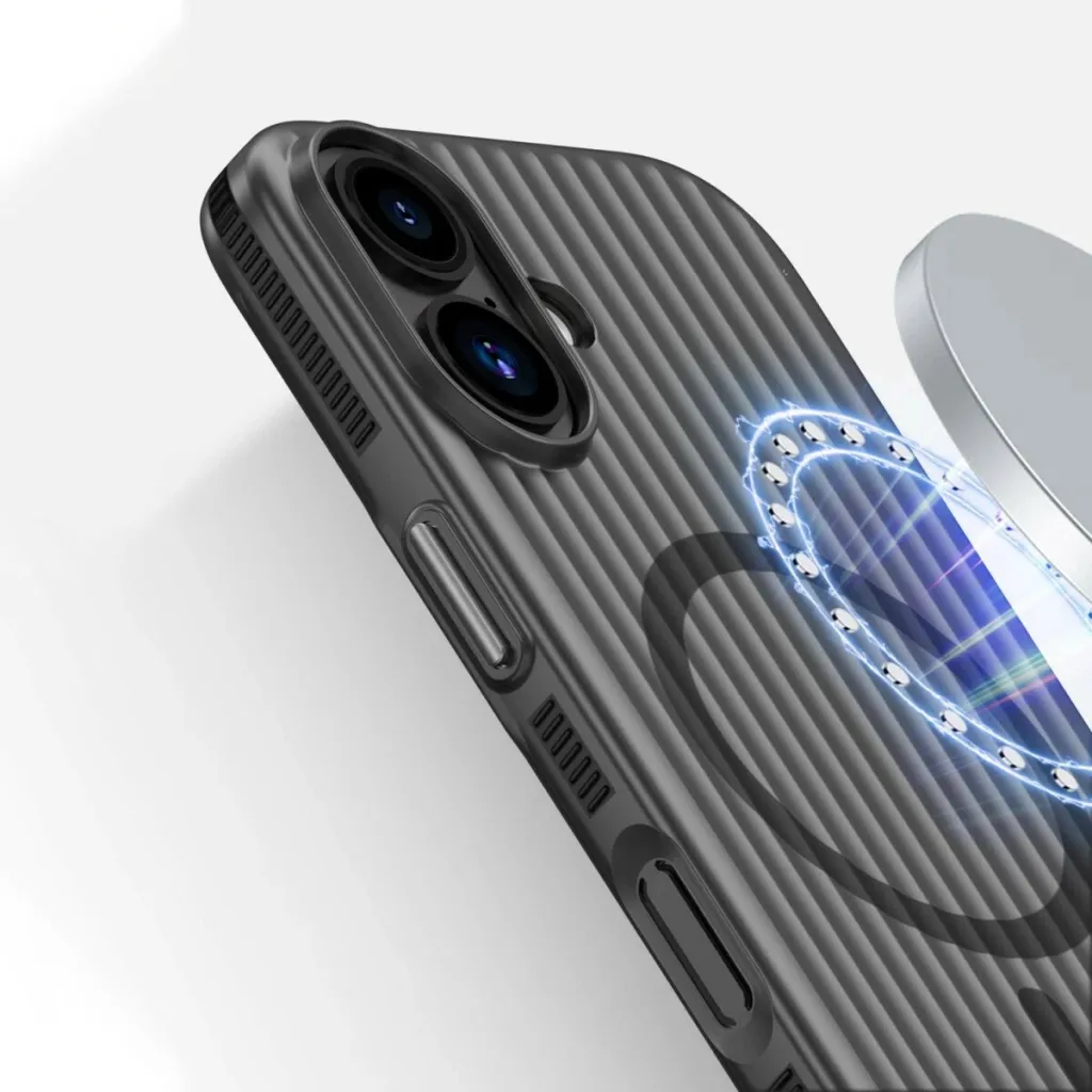 Mbështjellës 4smarts Aero për iPhone 17, MagSafe, i zi - 5