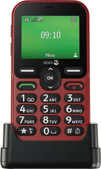 Celular Doro Leva E10 LTE, i kuq