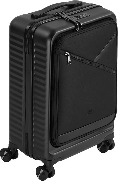 Valixhe kabine RIVACASE 8181 Clark ECO, e zezë - 2