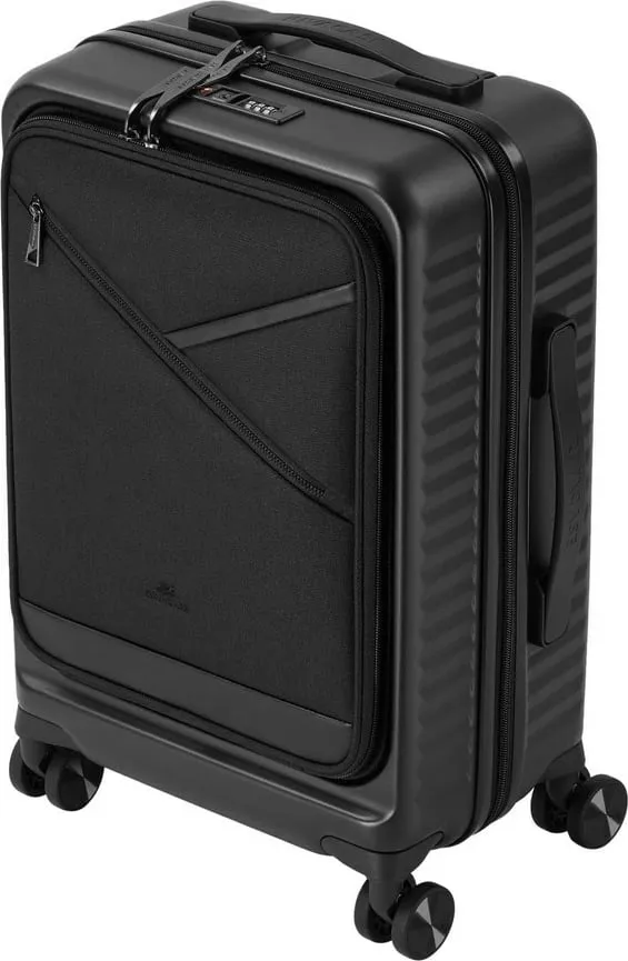 Valixhe kabine RIVACASE 8181 Clark ECO, e zezë - 16
