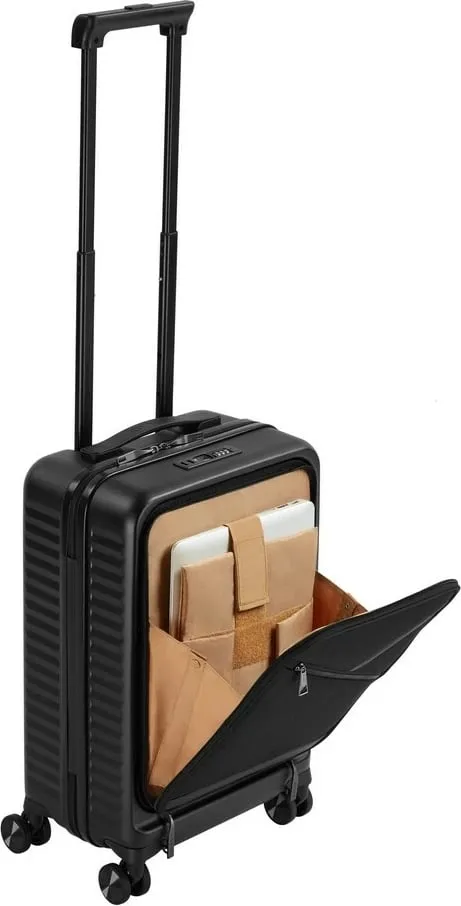 Valixhe kabine RIVACASE 8181 Clark ECO, e zezë - 3
