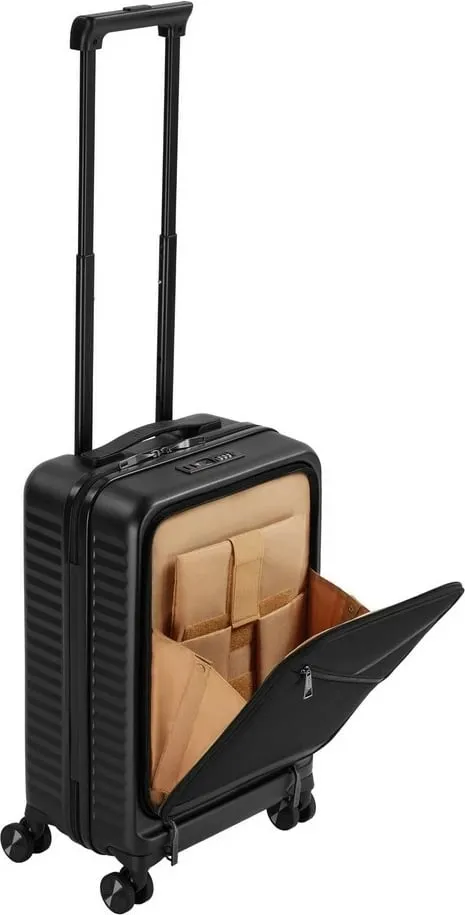 Valixhe kabine RIVACASE 8181 Clark ECO, e zezë - 4
