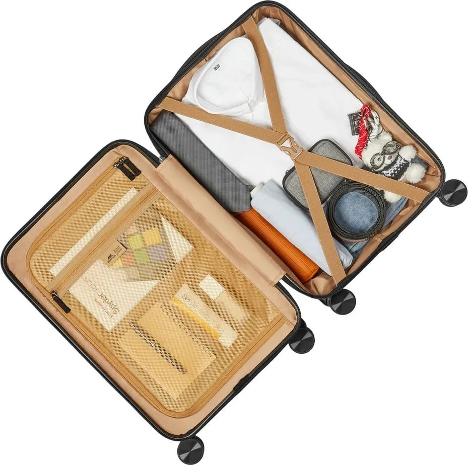Valixhe kabine RIVACASE 8181 Clark ECO, e zezë - 10