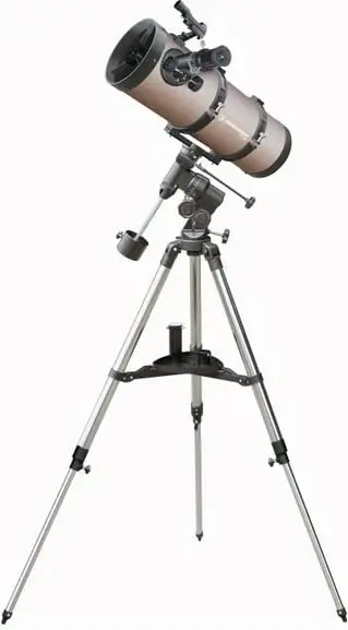 Teleskop Bresser Pluto 114/500 EQ, dizajn karbon