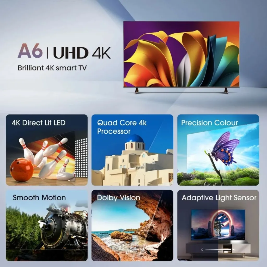 Televizor Hisense 65A6N, 65", 4K Ultra HD, i zi - 2