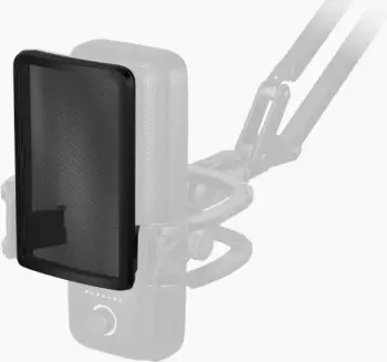 Filtër pop Elgato Wave, për mikrofon Wave:1/Wave:3, ABS/çelik, i zi