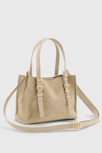 Çantë tote Zoozie Bags, ngjyrë krem, 267