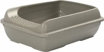 Kuti rëre për mace, plastikë, gri, Paws & Whiskers, 5098-1, 50x37x18cm, me lopatë