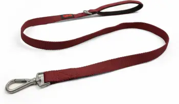 Litar për qen, ngjyrë e kuqe Claret, Paws & Whiskers, Match Small