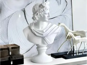 Objekt dekorativ Evila Originals, i bardhë, CY0388