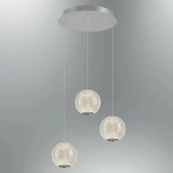 Llambë tavani orientale, krom, Opviq L1379