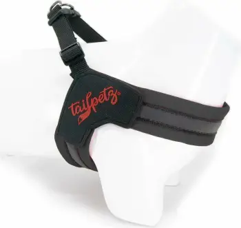 Parzmore për qen, i zi, V-Harness, Paws & Whiskers, XL
