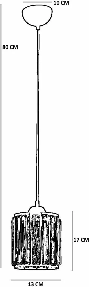 Llambë tavani Opviq, 9040-1, ngjyrë e zezë - 3