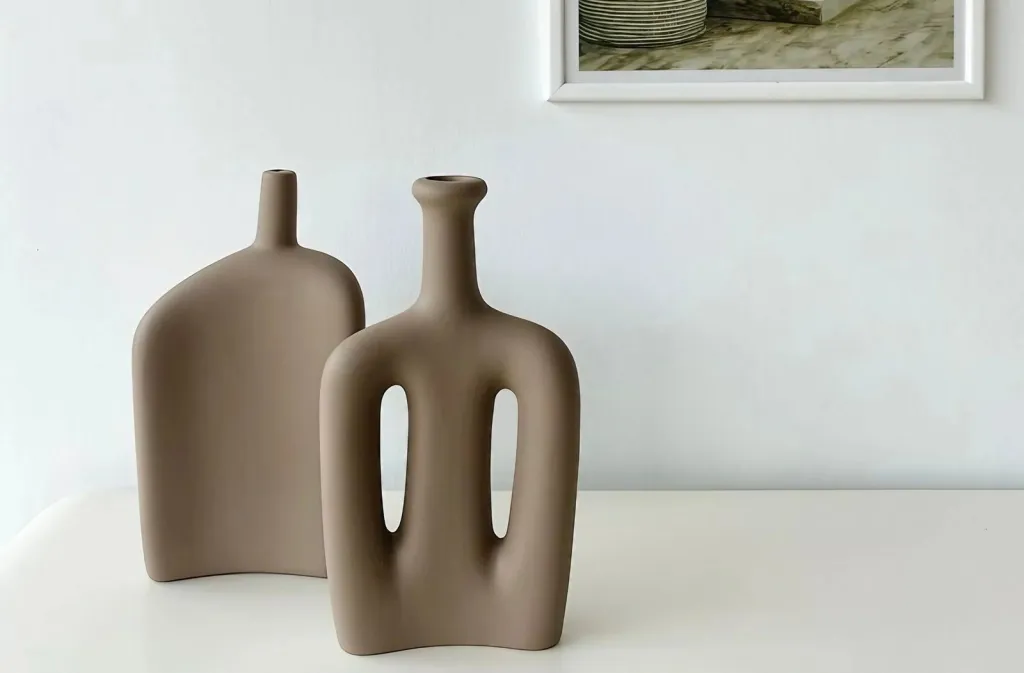Set vazo Evila Originals, ngjyrë kafe e çelët, CY0153 - 1