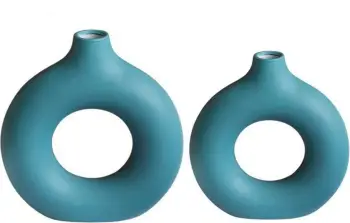 Set vazo Iskandinav Halka, ngjyrë turquoise, Evila Originals