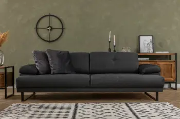 Divan-krevat 3 vendësh, Atelier del Sofa, Mustang, antracit