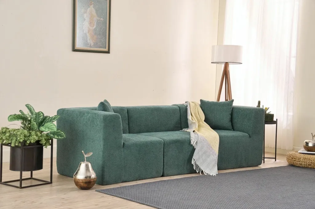 Divan treshe, Atelier del Sofa, i gjelbër, 3 pjesë - 2