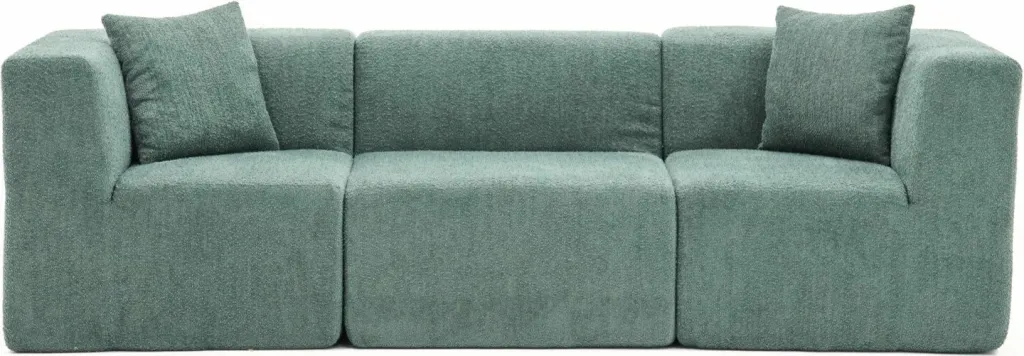Divan treshe, Atelier del Sofa, i gjelbër, 3 pjesë - 4