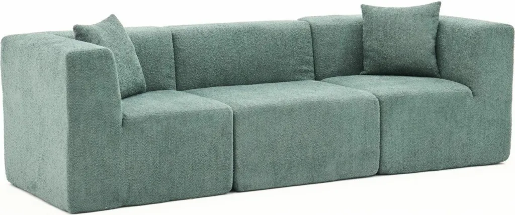 Divan treshe, Atelier del Sofa, i gjelbër, 3 pjesë - 5