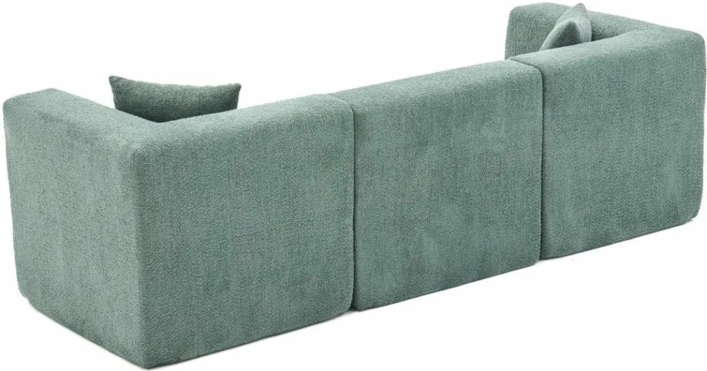 Divan treshe, Atelier del Sofa, i gjelbër, 3 pjesë - 7