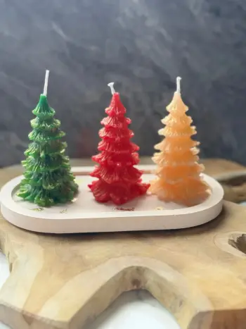 Set qirinjsh (4 copë), Evila Originals, set qirinjsh për Krishtlindje